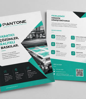 Broşür Pro A4 | PANTONE Matbaa