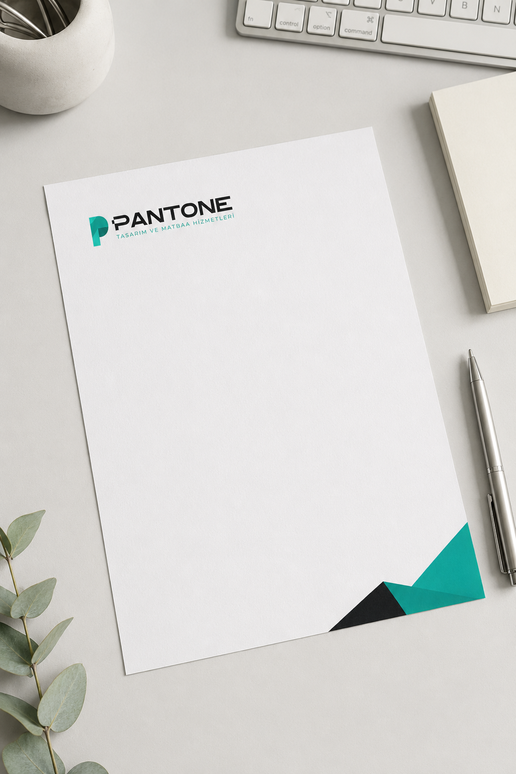 pantone-antetli-kağıt | PANTONE Matbaa Antetli A5 | PANTONE Matbaa